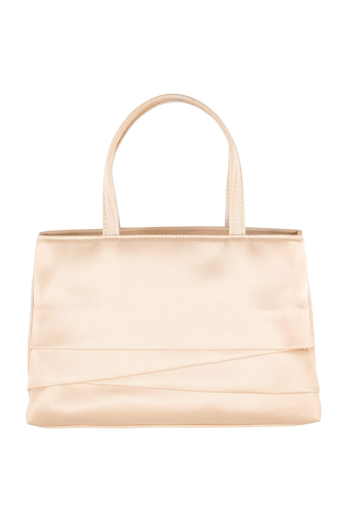 PETIT SOIR 東京ソワール
ジオメトリックタックベージュバッグ